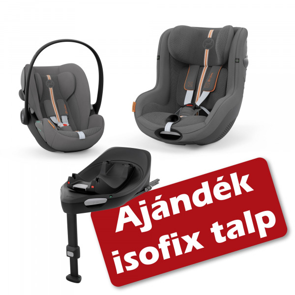 CYBEX Gold Cloud G + Sirona G + Base G - Grey Plus